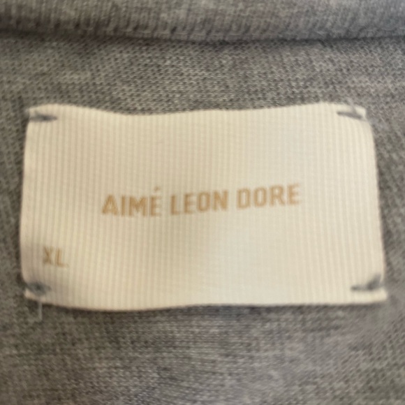 Grey and white Aime Leon Dore shirt - Picture 4 of 4